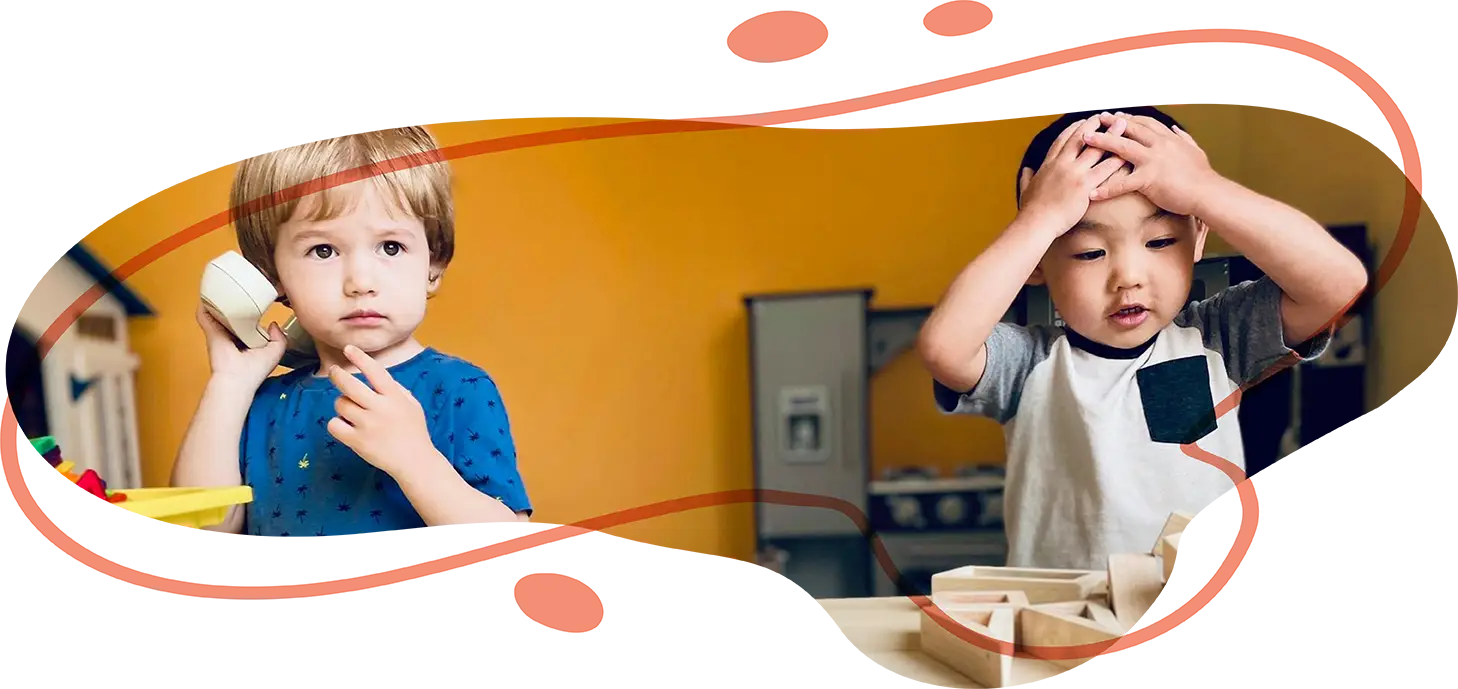 Children playing inside Lakeland Child Care centre